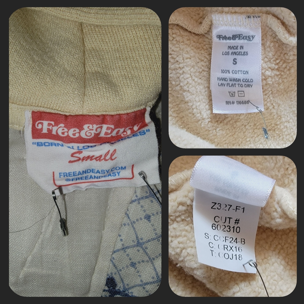 Free People Free & Easy Three Palms Hoodie Sweatshirt Dont Trip - Picture 15 of 16